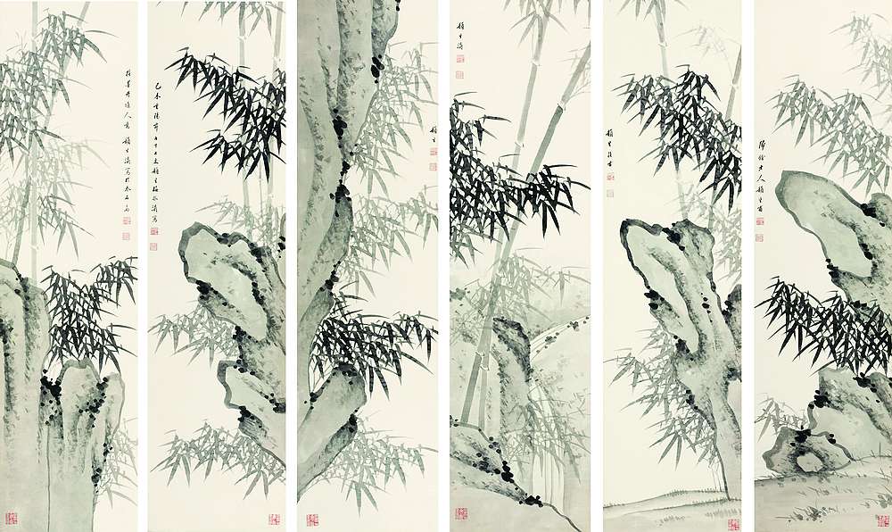 竹石简笔画图片_乐乐简笔画 竹石简笔画图片